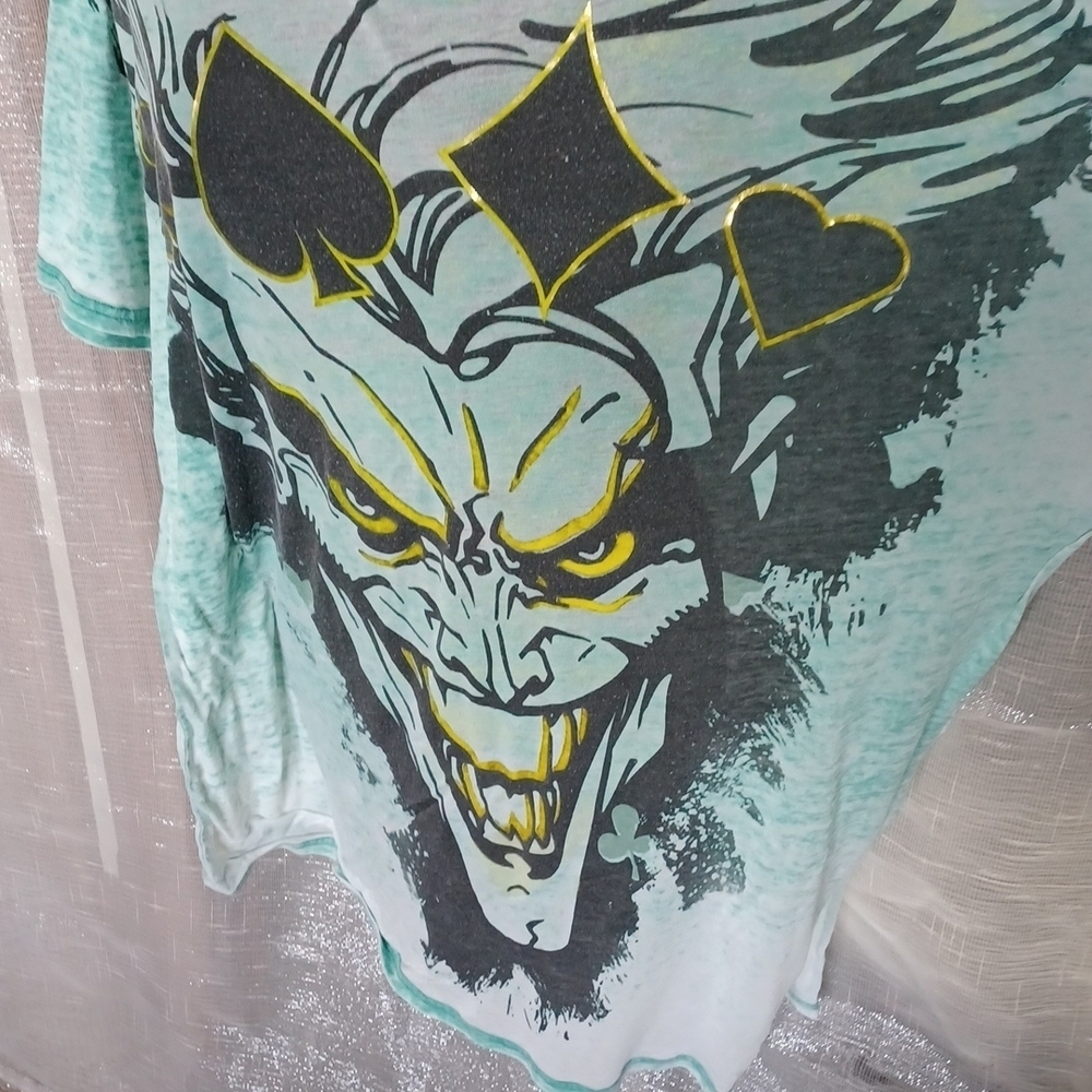 DC Comics The Joker green graphic women’s shirt 2X